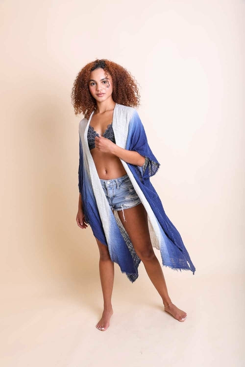 Ombre Cotton Kimono - Boho Vida