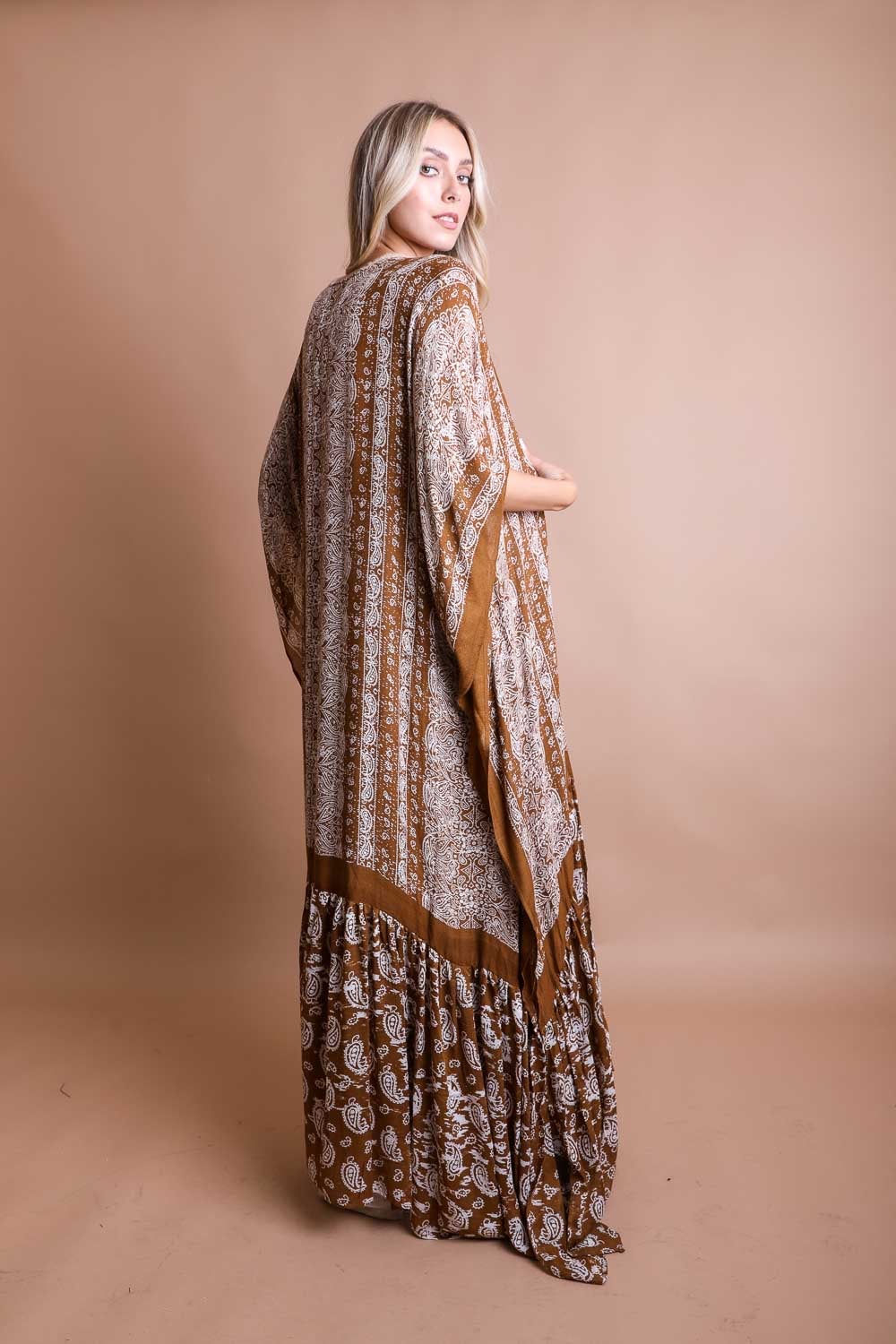 Paisley Free Flow Kimono - Boho Vida