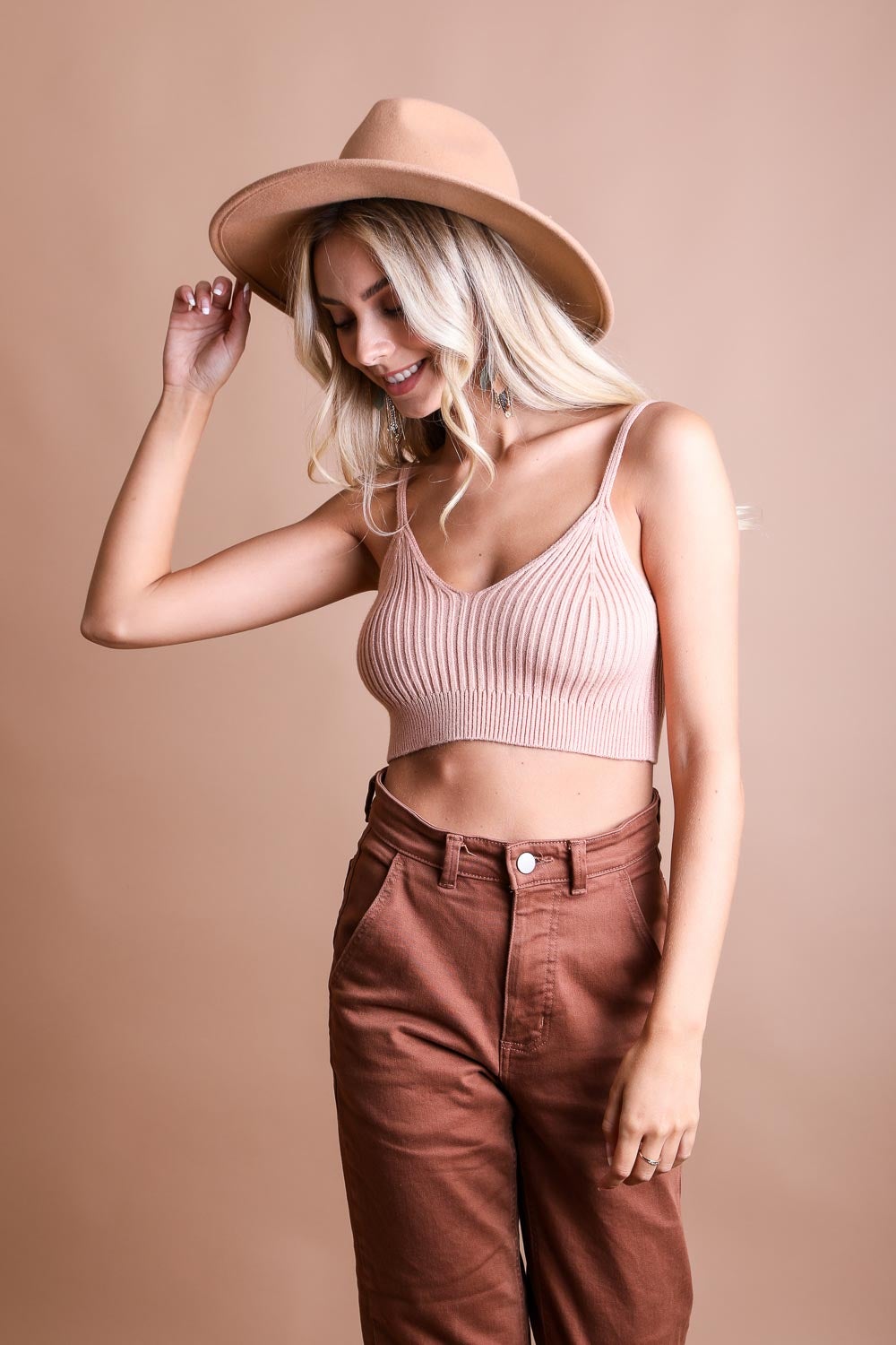 Rib Knit Lounge Brami - Boho Vida