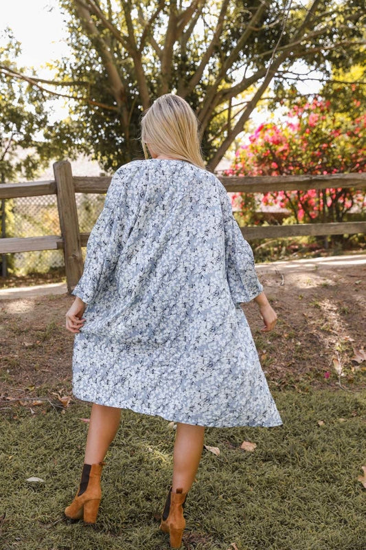 Spring Blossom Floral Kimono - Boho Vida