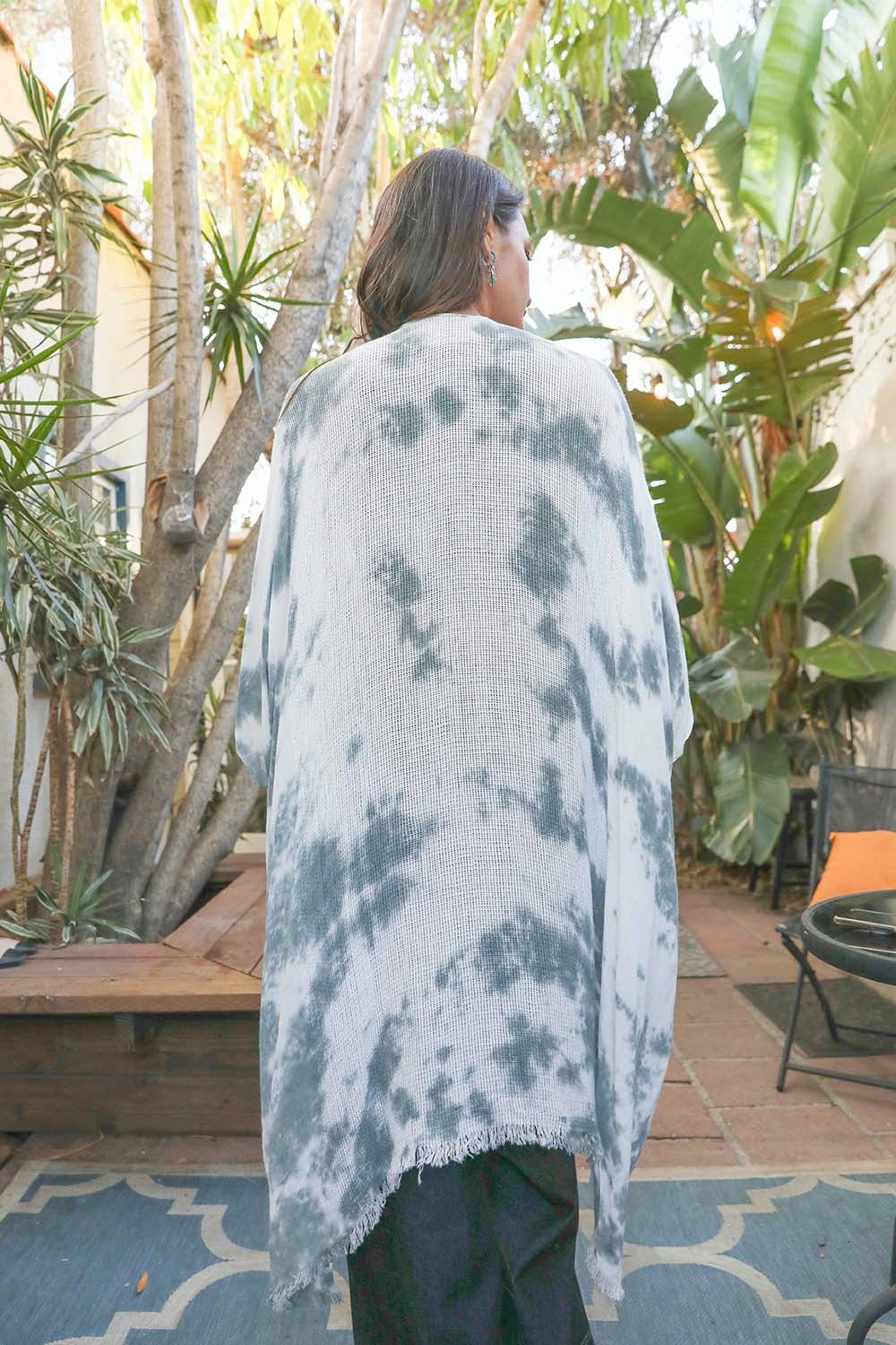 Festive Tie-Dye Kimono - Boho Vida