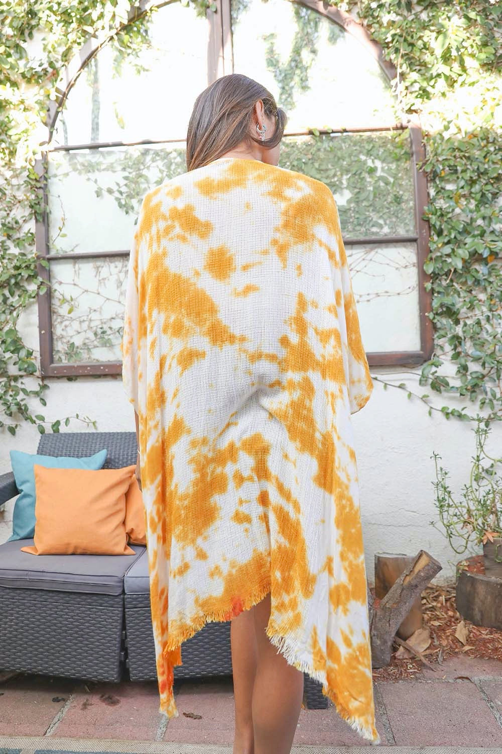 Festive Tie-Dye Kimono - Boho Vida