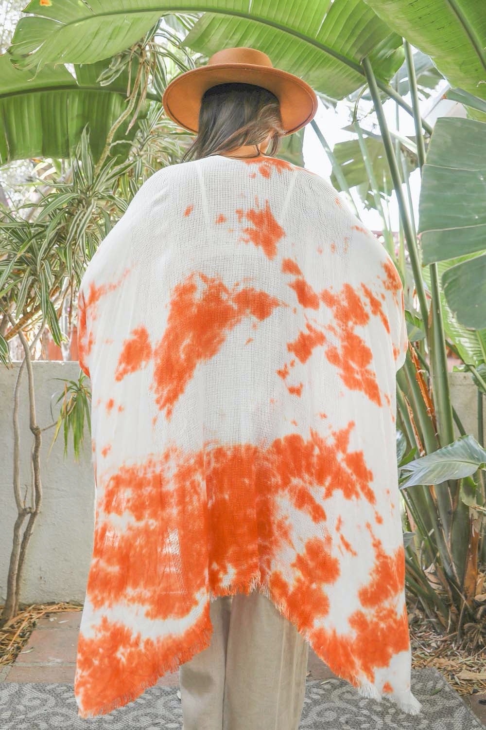 Festive Tie-Dye Kimono - Boho Vida