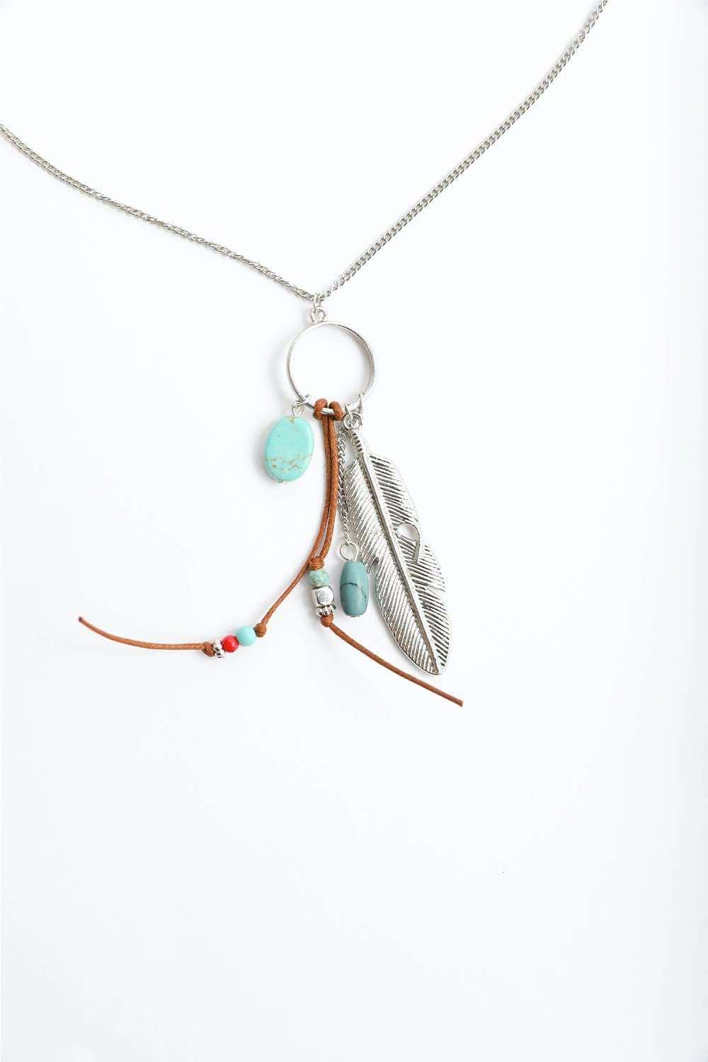 Turquoise Charm Necklace - Boho Vida