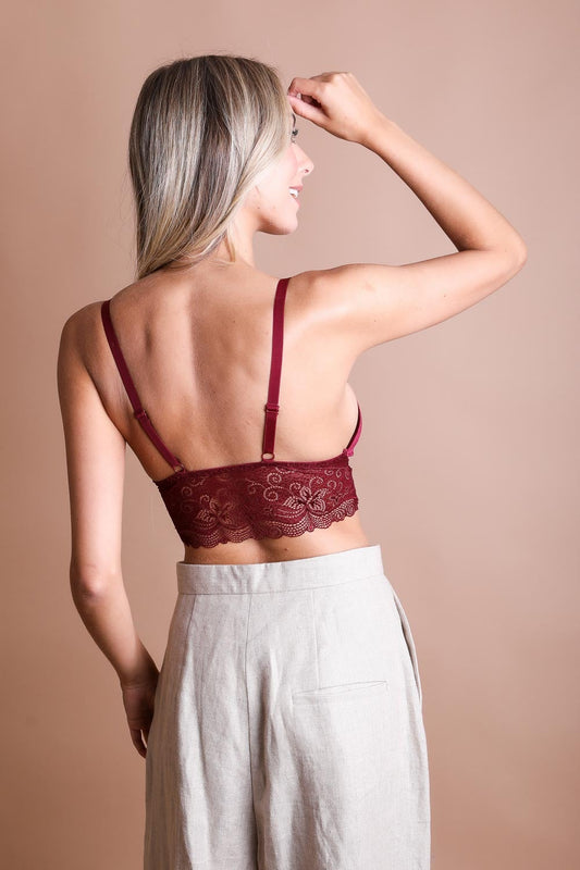 Velvet Lace Bralette - Boho Vida