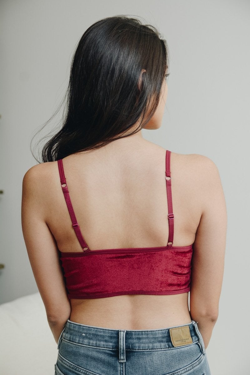 Velvet Lace Half Cami - Boho Vida