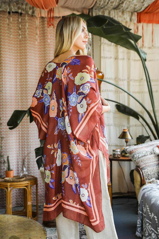 Wallflower Bloom Kimono - Boho Vida